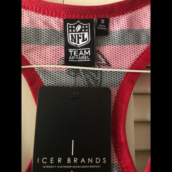 Atlanta Falcons Ladies NFL Ice Brands Tank Top - Picture 4 of 5